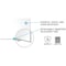 Ghent Dry Erase Board, Porcelain, 24 1/2 in, 36 1/2 in, Aluminum Frame, White, Matte M1-23-1 - alternate 7