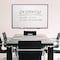 Quartet Dry Erase Board, Porcelain, 48 in, 72 in, Aluminum Frame, White, Gloss 2547B-24 - alternate 7