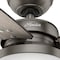 Hunter Decorative Ceiling Fan, 52 in Blade Dia, 3 Blades, 3 Speeds, 120V AC, Brushed Slate 59211 - alternate 2