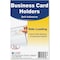 C-Line Products Business Card Holder 3-1/2"H, PK10 70238 - alternate 10