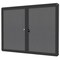 Mastervision Enclosed Bulletin Board 3x4ft.ft., 2 Door VT640103727 - alternate 2