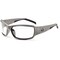 Ergodyne THOR, Safety Glasses, Uncoated, Clear Lens, Gray Frame, Full-Frame THOR - alternate 2