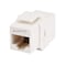 Monoprice Datacom Jack, Cat5, Inline Coupler, White 7302 - alternate 5