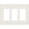 Lutron Designer Wall Plates, Number of Gangs: 3 Satin Finish, Biscuit SC-3-BI - alternate 2