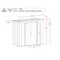Arrow Storage Products Steel Storage Shed CLP64CC - alternate 4