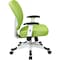 Office Star Managerial Chair Desk Chair, Adjustable Arms, 16-3/4" to 19-1/2" Height, Mesh, Green 5200W-6 - alternate 2