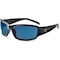 Ergodyne THOR, Safety Glasses, Uncoated, Blue Mirror Lens, Black Frame, Full-Frame THOR - alternate 2
