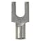 Panduit Fork Terminal, #8 Stud Size, 14 AWG, 2,000 V, Bare Insulated, Bare, Crimp Termination Only, 100 PK P14-8F-C - alternate 2