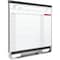 Quartet Calendar Planning Board, Plastic, 24 in, 36 in, Fiberboard/Plastic Frame, White/Gray/Red, Gloss CP32P2 - alternate 5