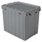 Akro-Mils Storage Container, 17 Gal, Attached Lid 39170GREY - alternate 2