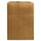 Hospeco Sanitary Napkin Receptable Liner, 10 1/4 in H x 7 1/2 in W, Waxed Paper, Brown, Pk 500 KL - alternate 4