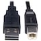 Tripp Lite Reversible USB Cable, Black, 10 ft. UR022-010 - alternate 2