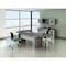 Mayline Curved Desk Medina Curved Desk Extension, Mocha, 47" Wx28" D, 28" D X 29-1/2" H, 47" W X MNEXTRLDC - alternate 2