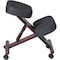 Office Star Knee Chair Knee Desk Chair, No Arms, 22" to 25" Height, Fabric, Gray KCW773 - alternate 2
