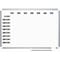 Mastervision 12"x24" Magnetic Planning Dry Erase Board, Aluminum Frame MA0592830A - alternate 4