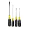 Klein Tools Screwdriver Set, Slotted and Phillips, 4-Piece 85105 - alternate 12
