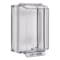 Safety Technology International Universal Stopper Cover, Polycarbonate, Surface Mount, 5 1/2 in W x 8 1/8 in H x 3 3/8 in D, Clear STI-14200NC - alternate 2