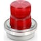 Edwards Signaling Warning Light, Red, 40W Halogen, 120V AC, 65 FPM, 6 in Dia., 1/2 in NPT Pipe 50R-N5-40WH - alternate 2