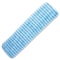 Microfiber Technologies Flat Mop Pad, Hook-and-Loop Connection, Blue, Microfiber, PK12, LWBS18 416J13 - alternate 2