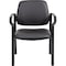 Boss Guest Chair, Black Seat, Black Back, 22" W 22" L 32-1/2" H, Fixed, Vinyl Seat B9591AM-BK - alternate 2