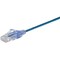 Monoprice Slim Cat6A Cable, 5 Pack, 5 ft.Blue 15134 - alternate 5