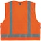 Ergodyne Orange Type R Class 2 Surveyors Vest, L/, Zipper closure Closure, 4 Outside Pockets, Orange, Size L 8250Z - alternate 6