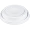 Dart Lid for 12 to 24 oz. Hot Cup, Dome, Sip Through, White, Pk1000 16EL - alternate 2