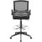 Boss Mesh Drafting Stool w/ Flip Arms B16223-BK - alternate 3