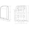 Scott Slimfold Towel Dispenser, White, 9.83" x 13.67" x 2.88" (Qty 1) 34830 - alternate 4