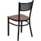 Flash Furniture Hercules Restaurant Chair, 17-1/4 in W 20" L 33-1/4" H, Plywood Seat XU-DG-60115-GRD-CHYW-GG - alternate 4