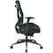 Office Star Executive Chair Desk Chair, Adjustable Arms, 19" to 23-1/4" Height, Mesh, Gray 818-31G9C18P - alternate 2
