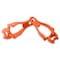 Ergodyne Glove Clip Holder, Dual Clips, Squids 3400 Series, Holds Gloves & Gear, Orange 3400 - alternate 2