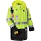 Ergodyne Hi-Vis Jacket, 300D Oxford Polyester Outer Shel, Class 3 Type R, Lime/Black, S 8386 - alternate 2