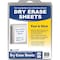 C-Line Products Dry Erase Sheets, Plastic, 11 in, 8 1/2 in 57911 - alternate 5