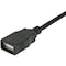 Monoprice USB 2.0 Extension Cable, 6 ft.L, Black 5433 - alternate 7