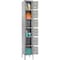 Safco Six Tier Box Locker, 12 in W, 18 in D, 78 in H, Gray 5524GR - alternate 3