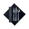 Hoffmaster Dinner Napkin/Cutlery, Pre-Rolled, PK50 119987 - alternate 2