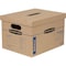Smoothmove 15 in x 12 in x 10 in Moving Box, Kraft, Blue Printing, Kraft Corrugated Board, Double Wall, 32 ECT 7714210 - alternate 7