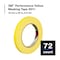 3M Painter's Tape, 12 mm W x 55 m L, 6.3 mil Thick, Yellow, Rubber Adhesive, 72 PK 301+ - alternate 4