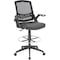 Boss Mesh Drafting Stool w/ Flip Arms B16223-BK - alternate 7