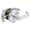 Master Lock Door Lever Lockset, Satin Chrome, Mechanical, Heavy Duty, 1-3/8 to 1-3/4" For Door Thickness SLCHKE26D - alternate 2