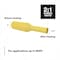 3M Heat Shrink Tube, Thin Wall, 2:1 I.D. Shrink Ratio, 3 in I.D. Before Shrinking, Yellow, 50 ft FP301-3-50'-YELLOW-SPOOL - alternate 3