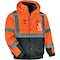 Ergodyne 3-in-1 Bomber Jacket, 300D Oxford Polyester, Class 3 Type R, Hi-Viz Orange, 5XL 8381 - alternate 2