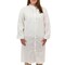International Enviroguard Disposable Frock, Microporous Fabric, Snaps Closure, White, L, 50 PK CE8046CI-L - alternate 3