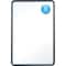 Quartet Dry Erase Board, Melamine, 36 in, 48 in, Plastic Frame, White, Gloss 7554 - alternate 5