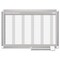 Mastervision Calendar Planning Board, Steel, 38 in, 50 in, Aluminum Frame, White/Gray, Matte GA0594830 - alternate 2