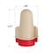 3M Twist-On Wire Connector, 8 AWG Max, Red, Tan, Polypropylene, Thermoplastic Elastomer Insulation T/R+, Super Tan - alternate 9