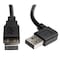 Tripp Lite USB Reversible 2.0 Cable, R/L A, A, M/M, 6ft UR020-006-RA - alternate 2