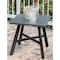 Hanover All-Weather Commercial-Grade Aluminum 22" Square Slat-Top Side Table CMSDTBL-GM - alternate 4