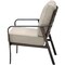 Hanover Cortino Aluminum Club Chair with Plush Sunbrella Cushions CORTSDCHR-1GMASH - alternate 3